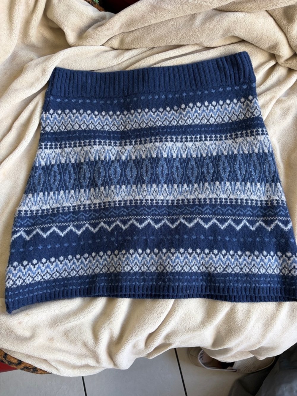Aventura Skirt- Wool blend & Cashmere Knit, sz S